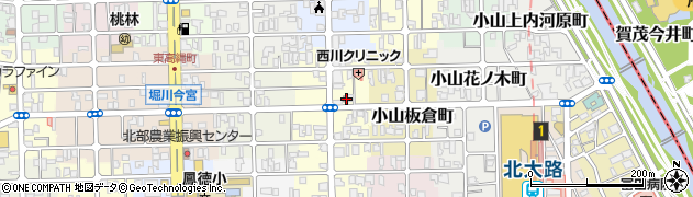 京都府京都市北区小山初音町50周辺の地図