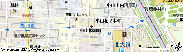 京都府京都市北区小山板倉町49周辺の地図