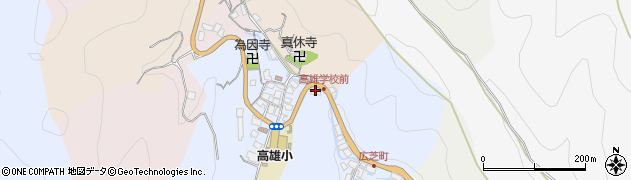 ＪＡ京都中央高雄周辺の地図
