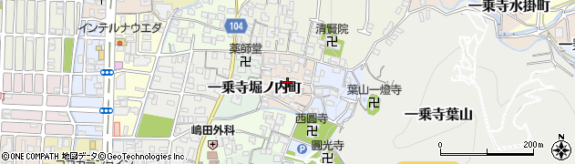 京都府京都市左京区一乗寺堂ノ前町周辺の地図