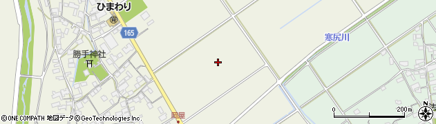 滋賀県竜王町（蒲生郡）岡屋周辺の地図