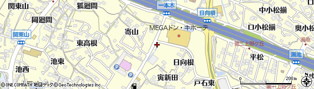 愛知県東海市名和町細田廻間周辺の地図