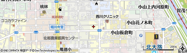 京都府京都市北区小山初音町15周辺の地図