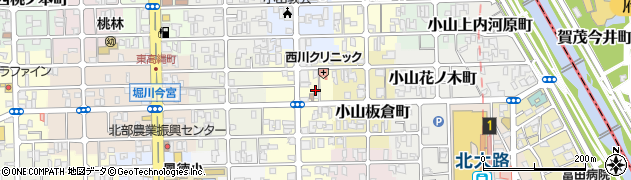 京都府京都市北区小山初音町51周辺の地図