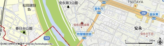 三重県桑名市安永362周辺の地図