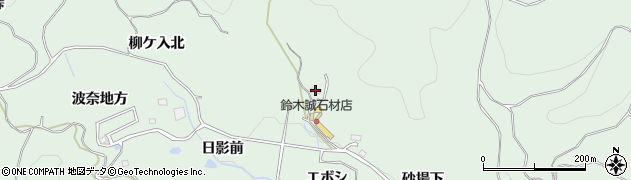 愛知県豊田市花沢町鳥下周辺の地図