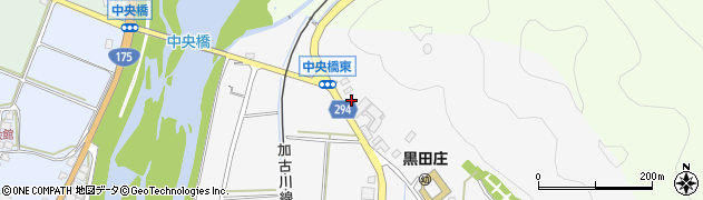 兵庫県西脇市黒田庄町前坂951周辺の地図