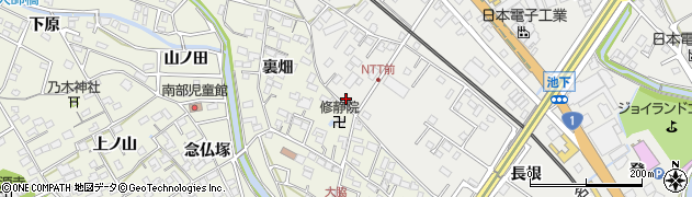 愛知県豊明市阿野町大高道25周辺の地図