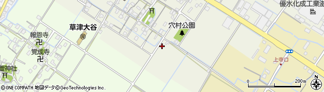 滋賀県草津市穴村町347周辺の地図