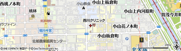 京都府京都市北区小山初音町45周辺の地図