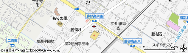 滋賀銀行コープもりやま ＡＴＭ周辺の地図
