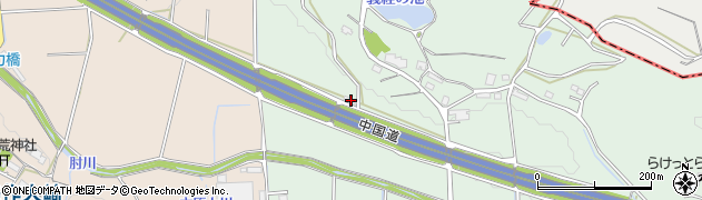 岡山県津山市池ケ原1206周辺の地図
