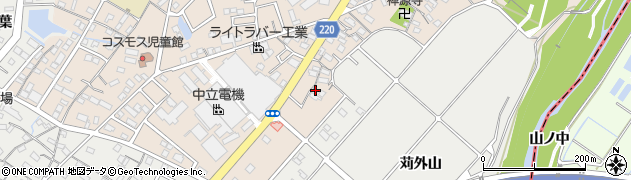 愛知県豊明市新田町大割41周辺の地図