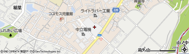 愛知県豊明市新田町大割92周辺の地図