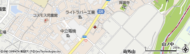 愛知県豊明市新田町大割37周辺の地図