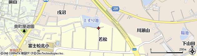 愛知県刈谷市東境町若松39周辺の地図