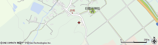 京都府亀岡市東本梅町赤熊（湯屋尻）周辺の地図