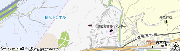 静岡県静岡市清水区横砂東町周辺の地図