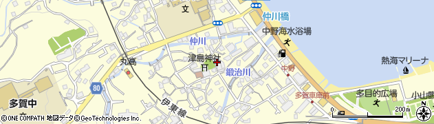 株式会社伊豆リネンサプライ　熱海工場周辺の地図