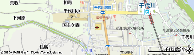 １００円ショップセリア亀岡店周辺の地図