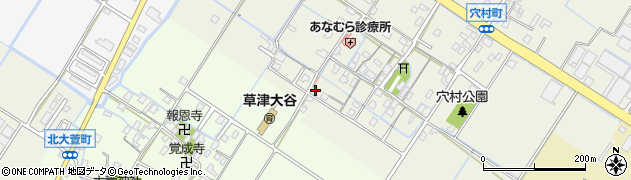滋賀県草津市穴村町383周辺の地図