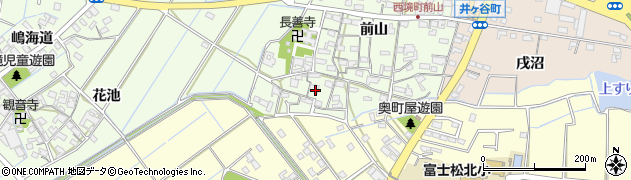 愛知県刈谷市西境町前山229周辺の地図