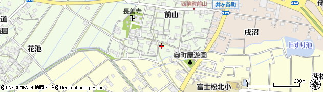 愛知県刈谷市西境町前山203周辺の地図