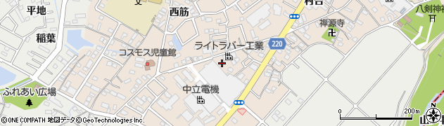 愛知県豊明市新田町大割26周辺の地図