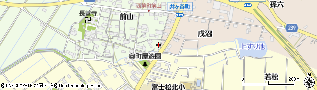 愛知県刈谷市西境町前山151周辺の地図