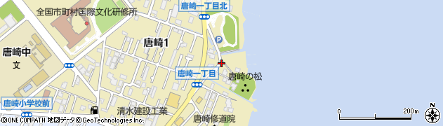 松永 唐崎周辺の地図