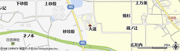 京都府亀岡市千歳町千歳（大道）周辺の地図