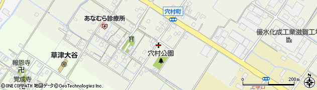 滋賀県草津市穴村町43周辺の地図