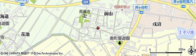 愛知県刈谷市西境町前山192周辺の地図