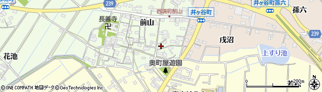 愛知県刈谷市西境町前山154周辺の地図