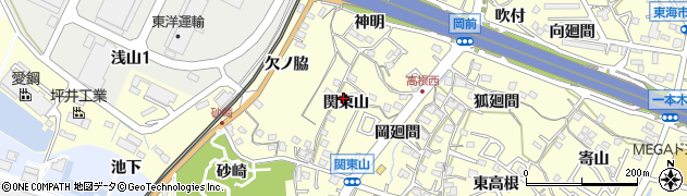 愛知県東海市名和町関東山76の地図 住所一覧検索 地図マピオン