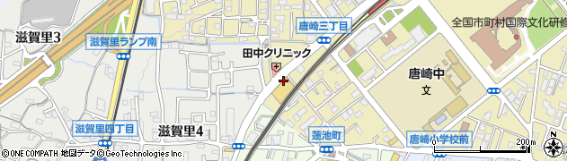 ハッピーテラダ大津唐崎店周辺の地図