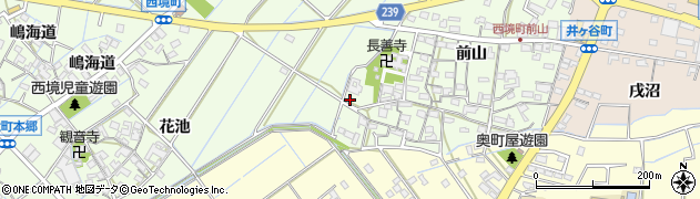愛知県刈谷市西境町前山257周辺の地図
