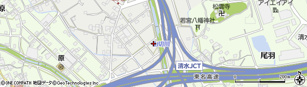 静岡県静岡市清水区草ヶ谷47周辺の地図