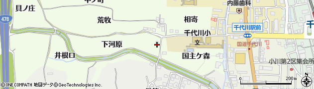 京都府亀岡市千代川町北ノ庄（下河原）周辺の地図