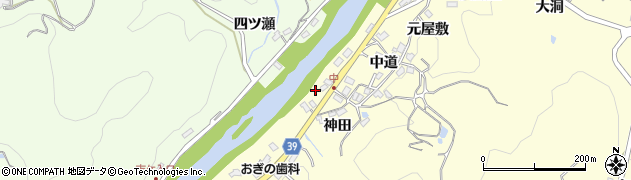 愛知県豊田市中垣内町（広畑）周辺の地図