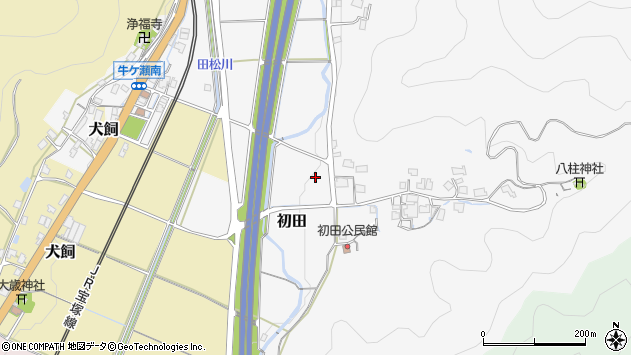 〒669-2101 兵庫県丹波篠山市初田の地図