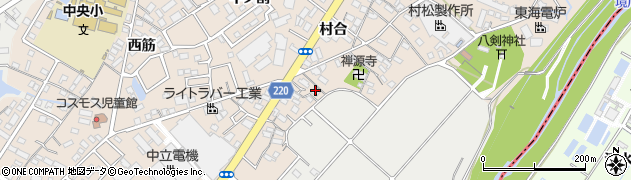 愛知県豊明市新田町大割5周辺の地図