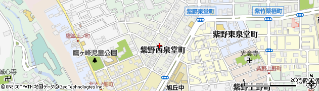京都府京都市北区紫野西泉堂町周辺の地図
