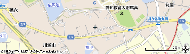 愛知県刈谷市井ケ谷町洲原周辺の地図