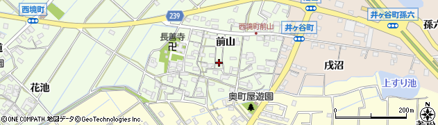 愛知県刈谷市西境町前山171周辺の地図