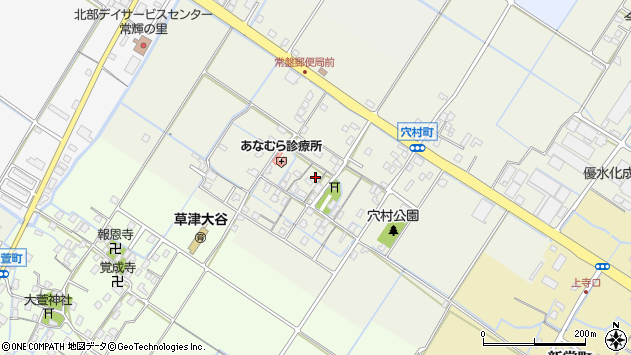 〒525-0012 滋賀県草津市穴村町の地図