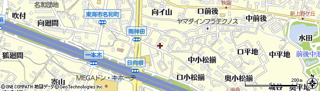 愛知県東海市名和町南神田17周辺の地図
