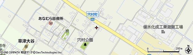 滋賀県草津市穴村町476周辺の地図
