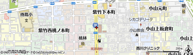 京都府京都市北区紫竹東桃ノ本町周辺の地図