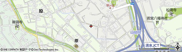 静岡県静岡市清水区草ヶ谷464周辺の地図